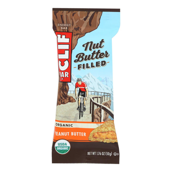 Clif Bar Organic Nut Butter Filled Energy Bar - Peanut Butter - Case Of 12