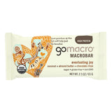 Gomacro Organic Macrobar - Coconut Almond Butter And Chocolate Chips, Case Of 12