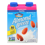 Almond Breeze - Almond Milk - Unsweetened Vanilla - Case Of 6 - 4-8 Oz.