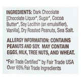 Bark Thins Snacking Dark Chocolate - Peanut With Sea Salt - Case Of 12 - 4.7 Oz.