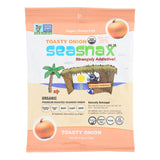 Seasnax Organic Premium Roasted Seaweed Snack - Toasty Onion - Case Of 16