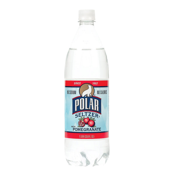 Polar Beverages Seltzer - Pomegranate - Case Of 12 - 33.8 Fl Oz