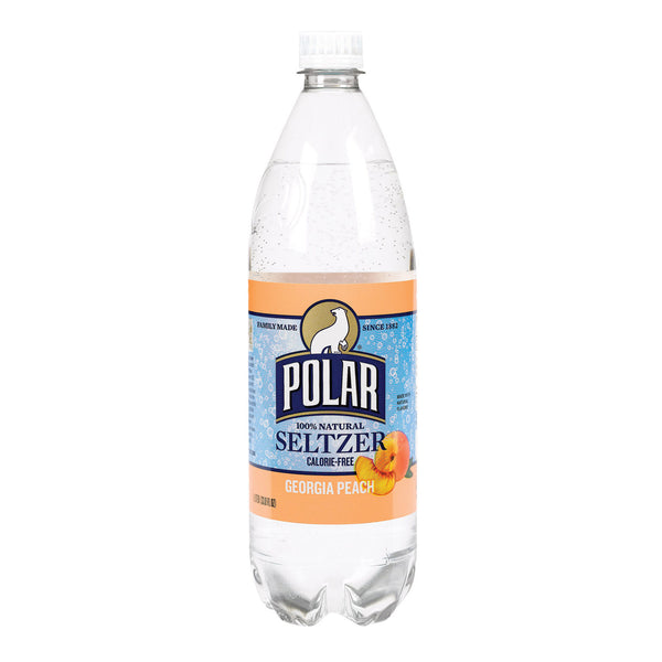Polar Beverages Seltzer - Georgia Peach - Case Of 12 - 33.8 Fl Oz