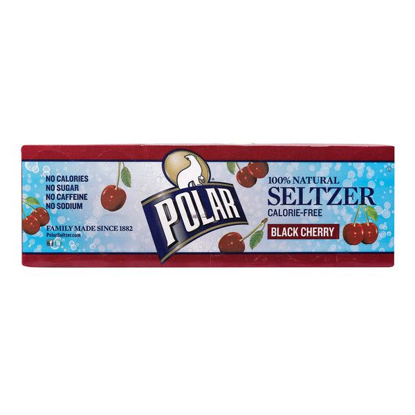 Polar Beverages Seltzer - Black Cherry - 12pk - 12-12 Fl Oz