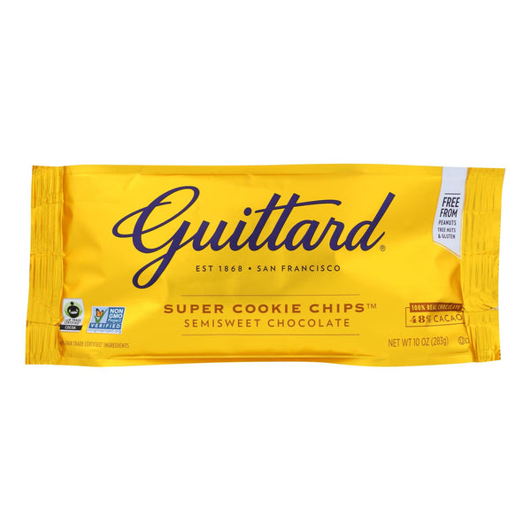Guittard Chocolate Chips - Super Cookie Chips - Case Of 12 - 10 Oz.