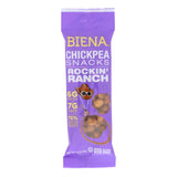 Biena Chickpea Snacks - Rockin' Ranch - Case Of 10 - 1.2 Oz.