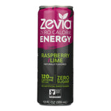 Zevia Zero Calorie Energy Drink - Raspberry-lime - Case Of 12 - 12 Fl Oz