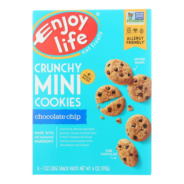 Enjoy Life - Crunchy Minis - Chocolate Chip - Case Of 6 - 6 Oz.