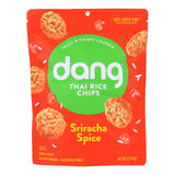 Dang - Sticky Rice Chips - Sriracha - Case Of 12 - 3.50 Oz