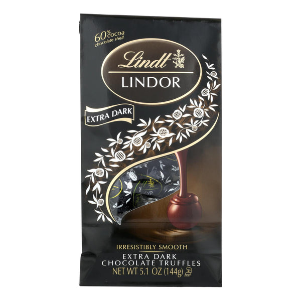 Lindt - Truffles X-drk Chocolate Bag - Case Of 6-5.1 Oz