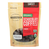 Woodstock Organic Dark Chocolate Coffee Beans - Case Of 8 - 6 Oz.