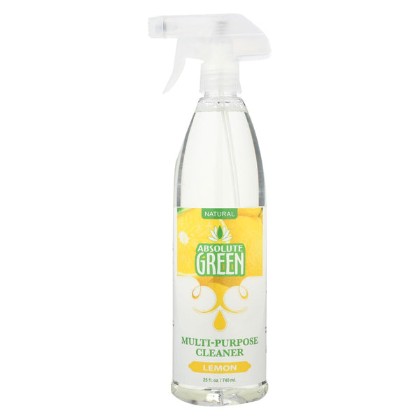Absolute Green - All-purpose Cleaner - Lemon - Case Of 6 - 25 Fl Oz.