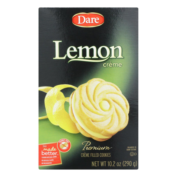 Dare - Cookies - Lemon Creme - Case Of 12 - 10.2 Oz.