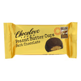 Chocolove Xoxox - Cup - Peanut Butter - Dark Chocolate - Case Of 12 - 1.2 Oz