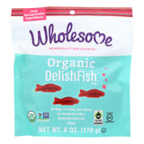 Wholesome! Organic Candy - Delish Fish - Case Of 6 - 6 Oz