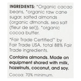 Alter Eco Americas Organic Chocolate Bar - Dark Salted Almonds - Case Of 12