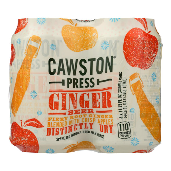 Cawston Press Ginger Beer - 4pk - Case Of 6 - 4-11.15z