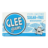Glee Gum Sugar-free Gum - Wintergreen - Case Of 12 - 16 Pc