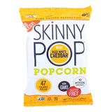 Skinnypop Popcorn Popcorn - Aged White Cheddar - Case Of 12 - 4.4 Oz