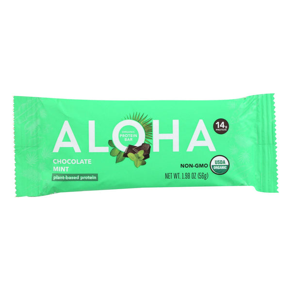 Aloha (bars) - Prtn Bar Og2 Choc Mint - Cs Of 12-1.9 Oz