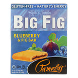 Pamela's Products - Gluten-free Big Fig Bar - Blueberry And Fig - Case Of 8