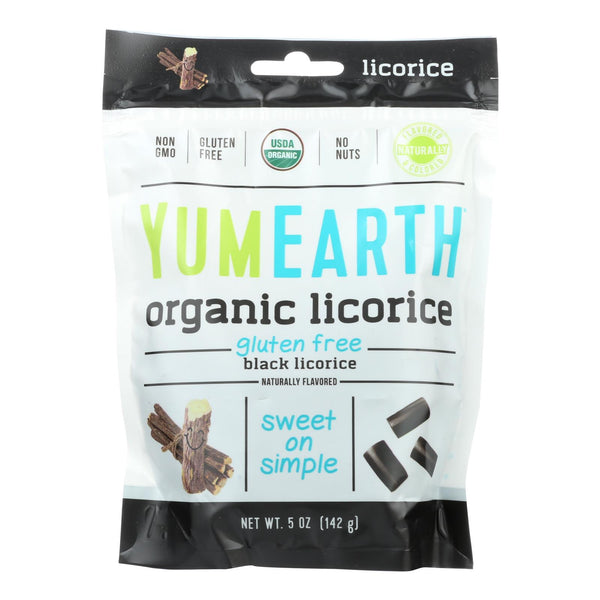 Yumearth Organics Licorice - Organic - Black - Soft - Case Of 12 - 5 Oz