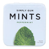 Simply Gum - Mints - Peppermint - Case Of 6 - 30 Count