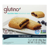 Glutino Breakfast Bars - Blueberry - Case Of 12 - 7.1 Oz.