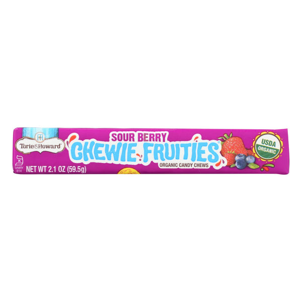 Torie And Howard - Chewy Fruities Organic Candy Chews - Sour Berry - Case Of 18