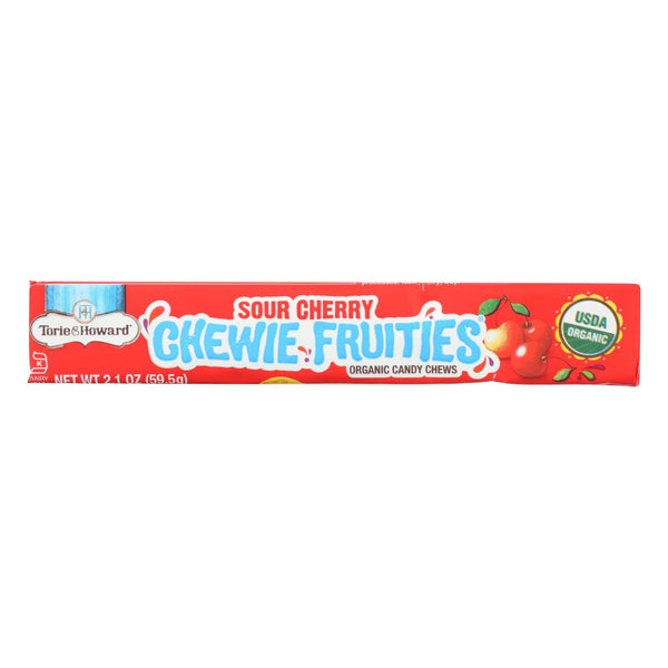 Torie And Howard - Chewy Fruities Organic Candy Chews - Sour Cherry - Case Of 18