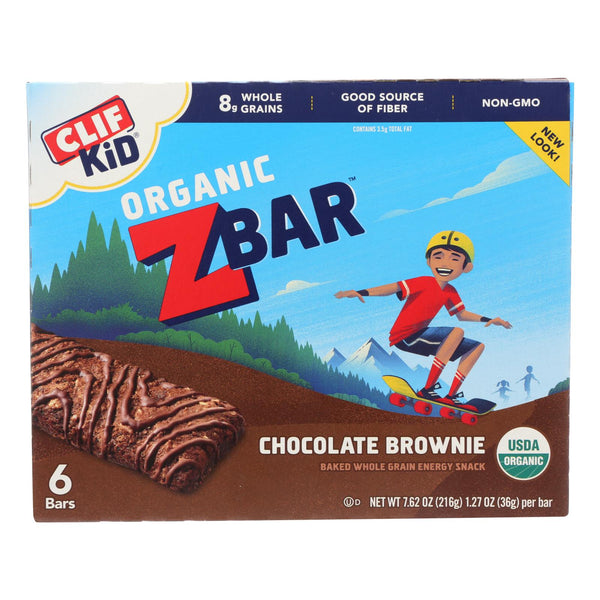 Clif Kid Zbar - Chocolate Brownie - Case Of 9 - 7.62 Oz
