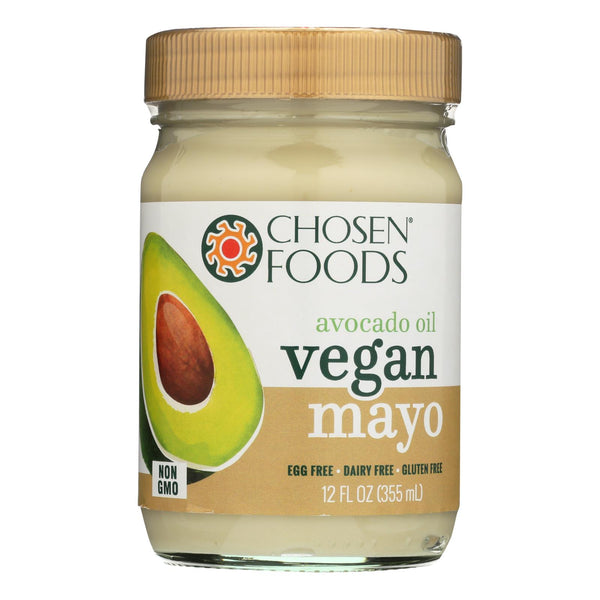 Chosen Foods - Avocado Oil Vegan Mayo - Case Of 6 - 12 Oz.