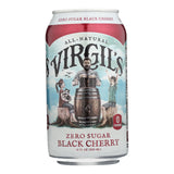 Virgil's Rootbeer - Soda Zero Sugar Black Cherry - Case Of 4 - 6/12 Fz