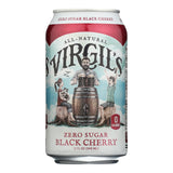 Virgil's Rootbeer - Soda Zero Sugar Black Cherry - Case Of 4 - 6/12 Fz