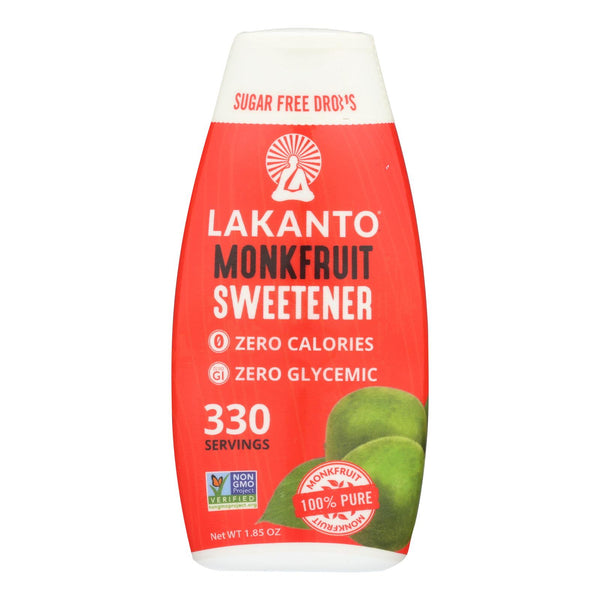 Lakanto - Liquid Monkfruit Sweetener - Sugar Free - Case Of 6 - 1.85 Fl Oz.