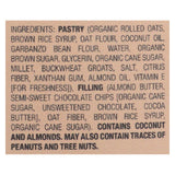 Bobo's Oat Bars - Toaster Pastry - Chocolate Almond Butter - Case Of 12 - 2.5 Oz