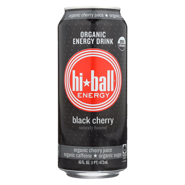 Hi Ball Energy Energy Drink - Black Cherry - Case Of 1 - 8-16 Fl Oz.