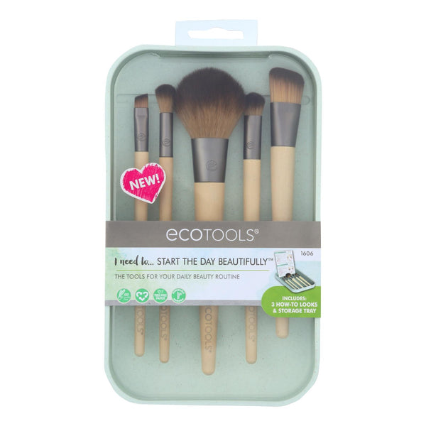 The Ecotools Start The Day Beautifully Kit  - Case Of 2 - Ct