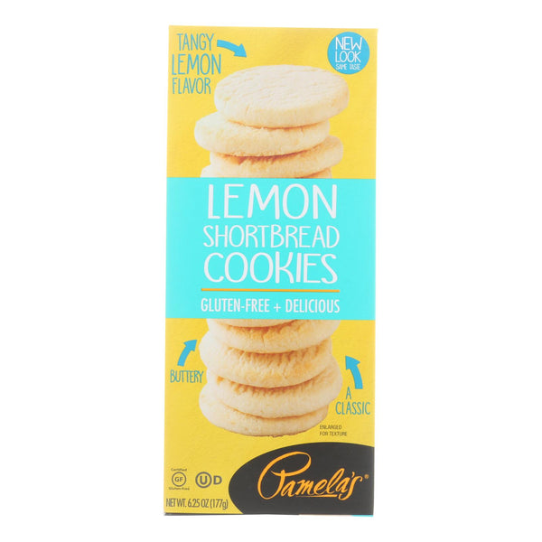 Pamela's Products - Cookies - Lemon Shortbread - Gluten-free - Case Of 6