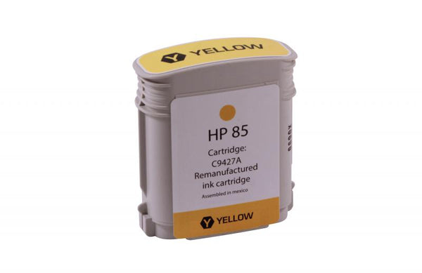 Remanufactured Yellow Wide Format Ink Cartridge for HP C9427A (HP 85)