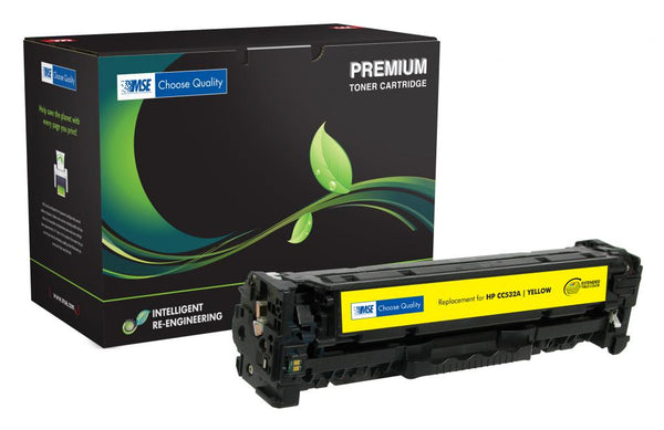 Remanufactured Extended Yield Yellow Toner Cartridge for HP CC532A (HP 304A)