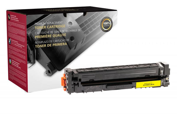 CIG Remanufactured HP CF402X (201X) High Yield Yellow Toner Cartridge