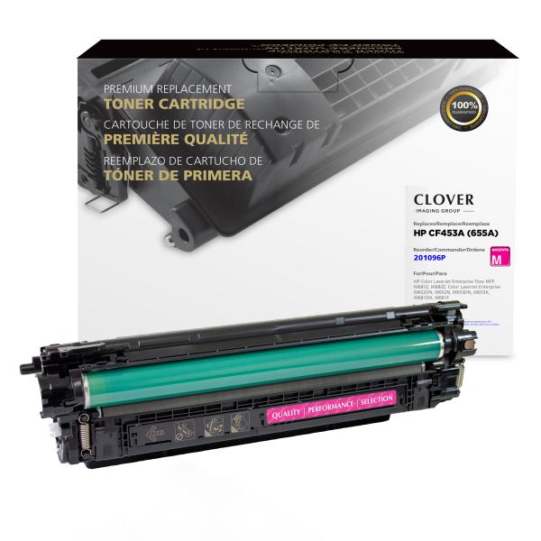 Clover Imaging Remanufactured Magenta Toner Cartridge for HP CF453A (HP 655A)