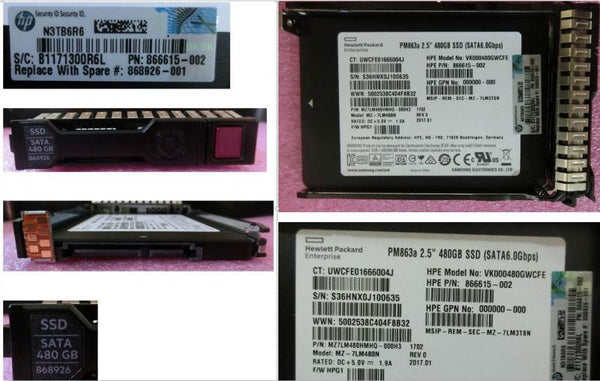 Depot International Remanufactured HPE 480GB SATA 6G RI SFF SC DS SSD