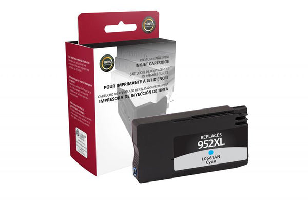 CIG Remanufactured High Yield Cyan Ink Cartridge for HP L0S61AN (HP 952XL)
