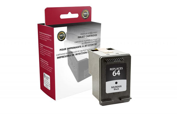 Remanufactured Black Ink Cartridge for HP N9J90AN (HP 64)