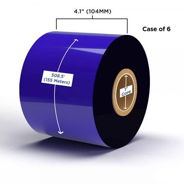 Clover Imaging Non-OEM New Enhanced Wax/Resin Ribbon 83mm x 153M (24 Ribbons/Case) for Intermec Printers