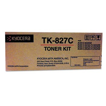 Kyocera TK827C Cyan Toner Cartridge