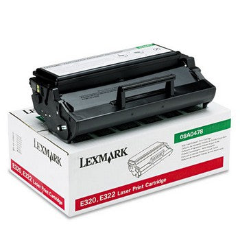 Lexmark 08A0478 Black, High Yield Toner Cartridge