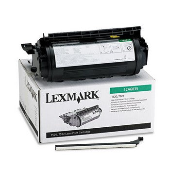 Lexmark 12A6835 Black, High Yield Toner Cartridge